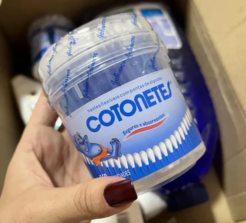 [RECORRÊNCIA] Pote de Cotonetes Hastes Flexíveis, 150un