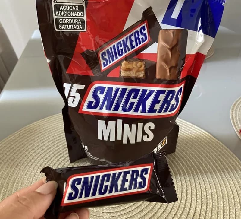 [PRIME] Chocolate Snickers Original Minis 15 unidades