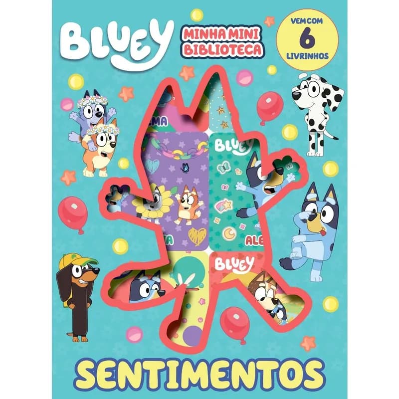 Bluey Minha Mini Biblioteca Sentimentos