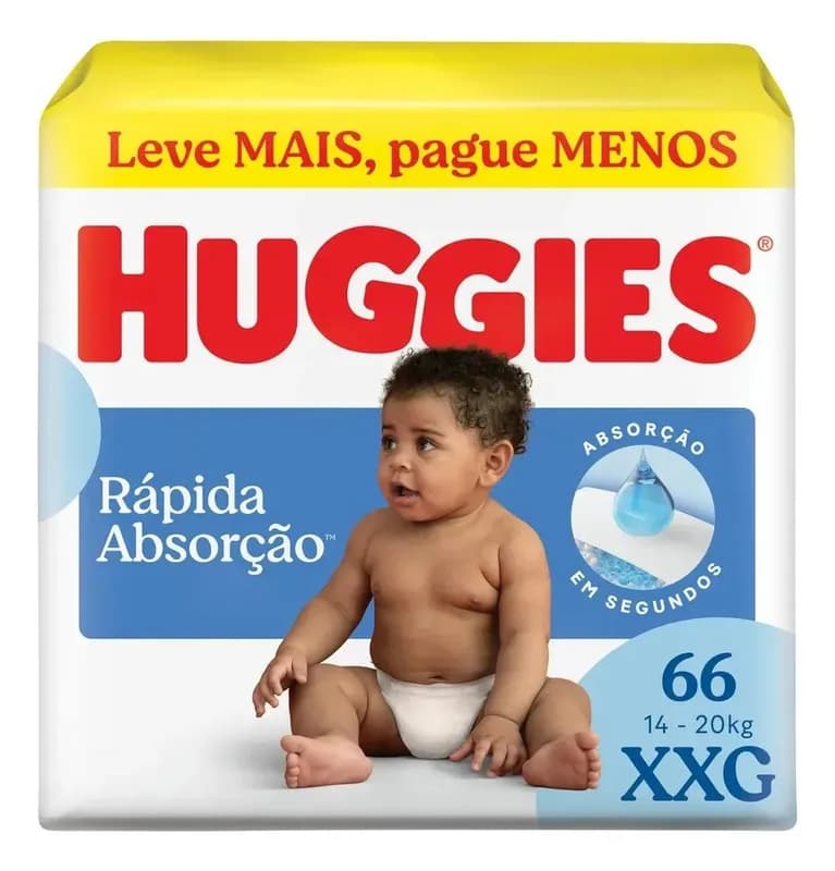 Fralda Huggies Tripla Proteção XG e XXG