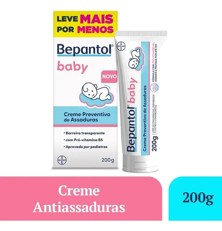 Creme Preventivo de Assaduras Bepantol Baby 200g