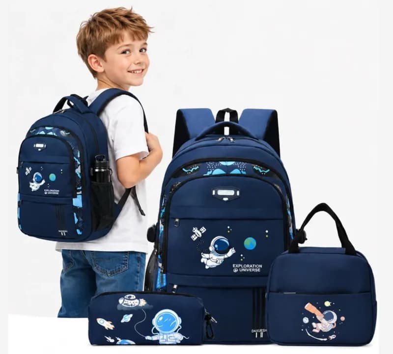 Kit Mochila Escolar 3 em 1 Infantil
