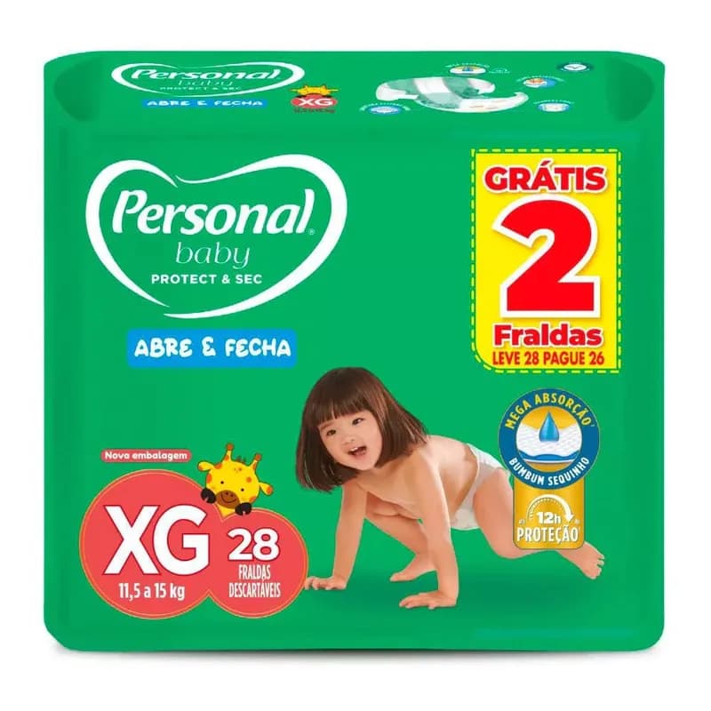 Fralda Personal Baby Protect & Sec