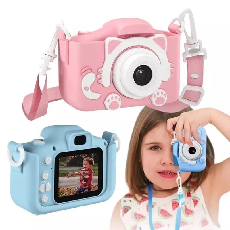 Camera Infantil Digital Tira Foto De Verdade Filmadora