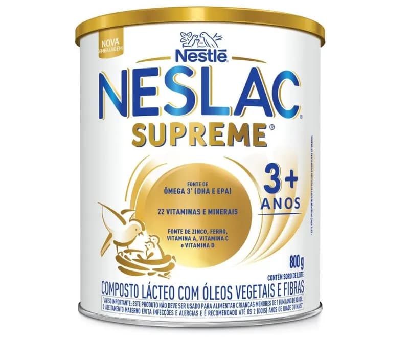 Composto Lácteo Nestlé Neslac Supreme Lata 800g