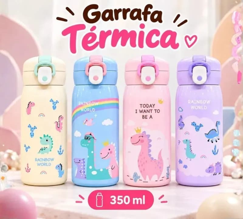 Garrafa Térmica Infantil 350ml