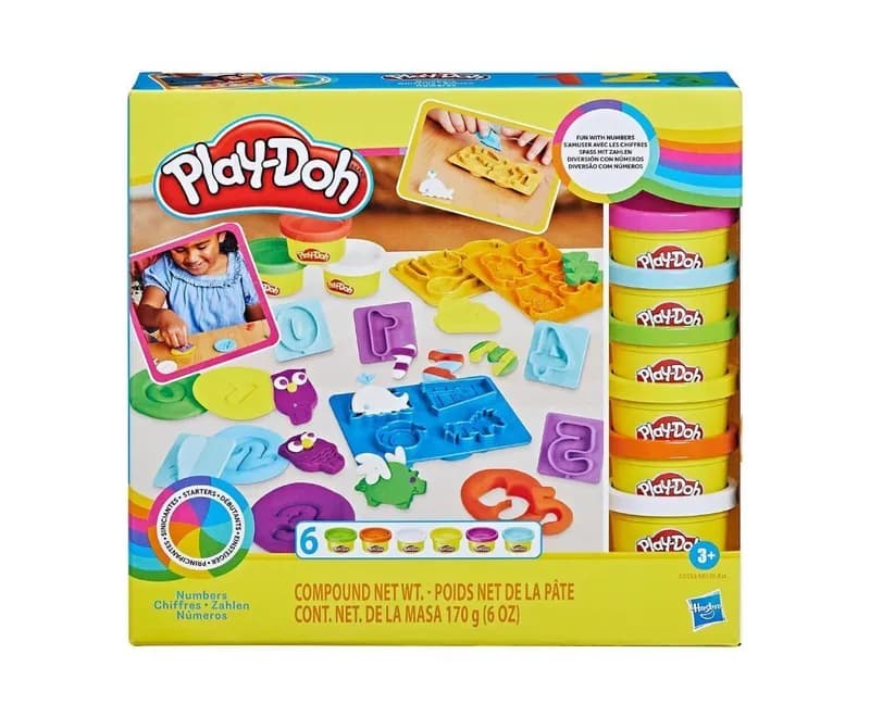Massinha de Modelar Play-Doh Kit Inicial Números