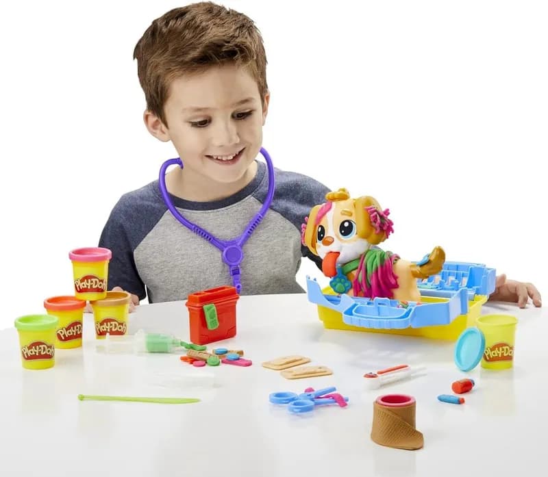 Conjunto Play-Doh Massinha Veterinário Pet Shop