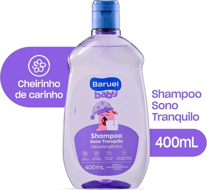 Baruel Baby Shampoo Infantil Sono Tranquilo 400ml