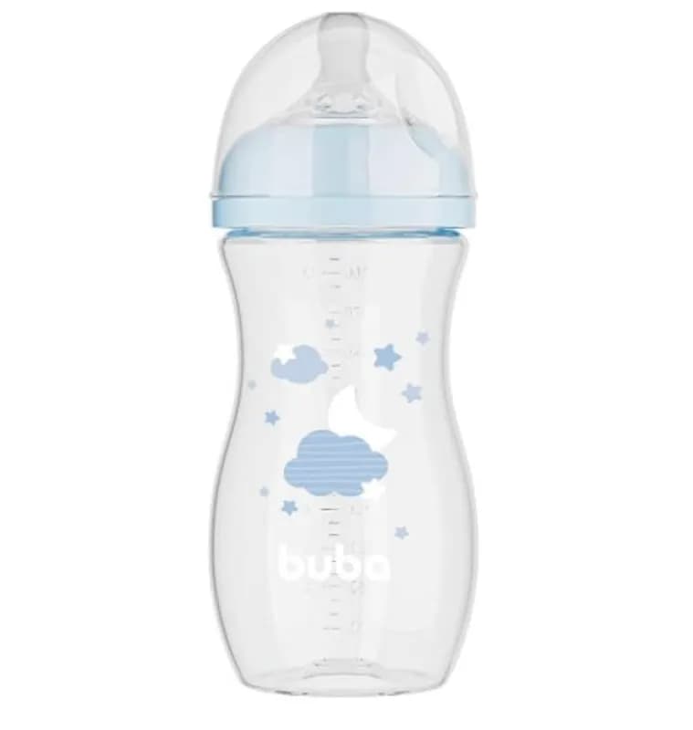 Mamadeiras Easy Flow Nuvem Azul, 330ml - Buba