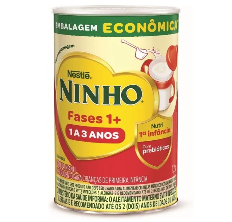 Fórmula Infantil Ninho Fases 1+ Lata 1,2kg