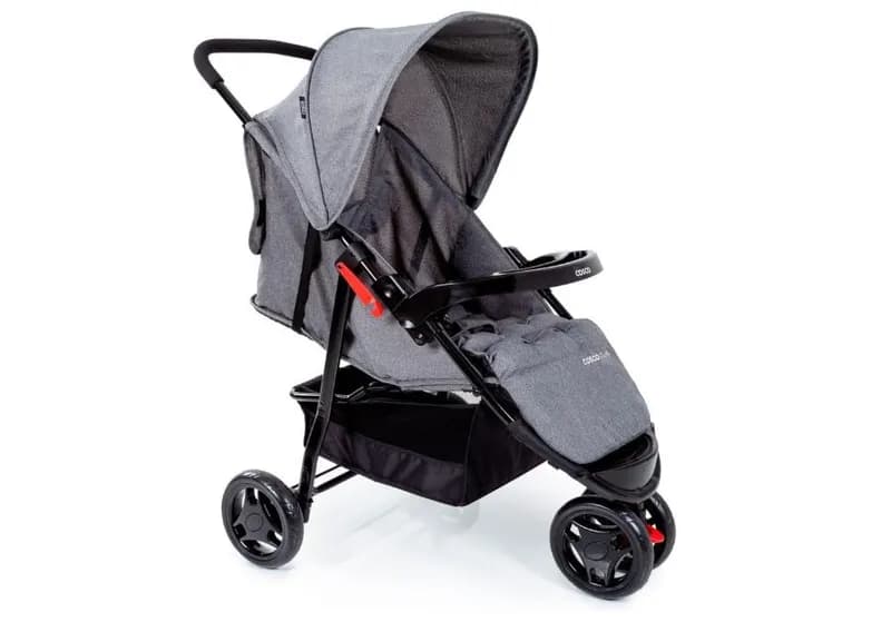 Carrinho de Bebê Toffy Cosco Cinza Mescla