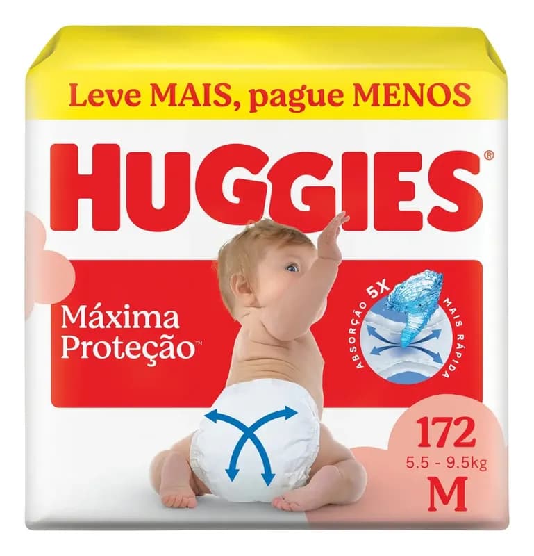 Fralda Huggies Supreme Care