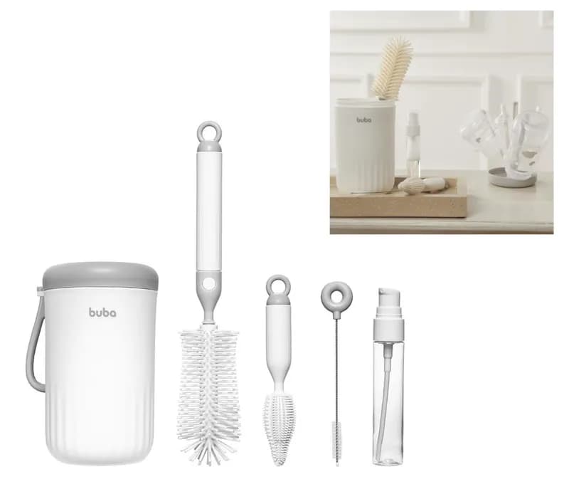 Kit Portátil Para Limpeza De Mamadeira