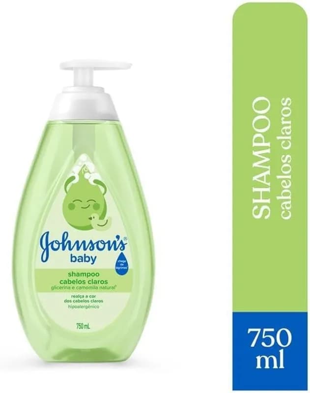 Johnson's Baby Shampoo Para Bebê Para Cabelos Claros, 750ml