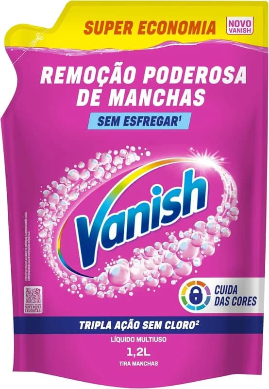 Tira Manchas Líquido Vanish Oxi Action Pink 1,2L