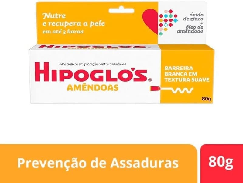 Creme Para Assaduras Hipoglós Amêndoas 80g