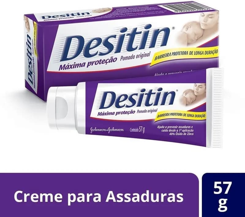 Creme Preventivo para Assadura Desitin Máxima Proteção 57g