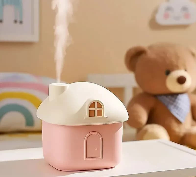 Mini Umidificador Casinha De Ar Infantil