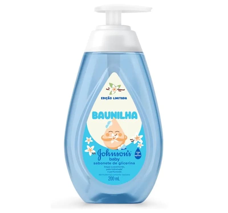 Sabonete Líquido de Glicerina Baunilha JOHNSON'S Baby 200ml