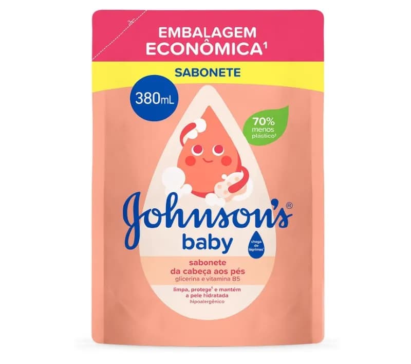 Refil Sabonete Líquido Glicerina Johnson's Baby