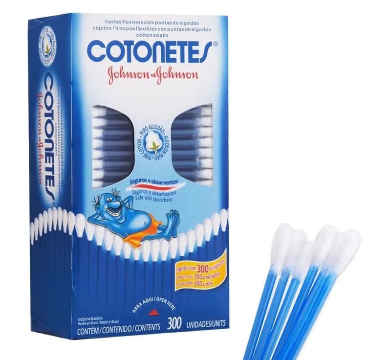 Hastes Flexíveis Cotonetes 300 unidades
