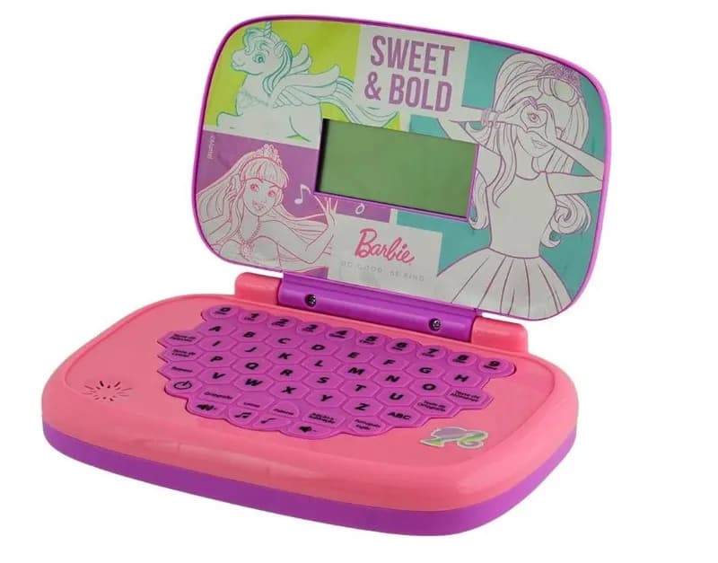 Candide Laptop Infantil Barbie Brinquedo Educativo