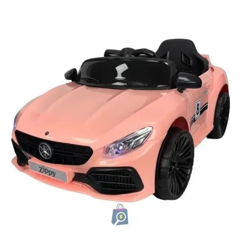 Carro Elétrico Infantil Mini Mercedes 380 Zippy Toys Rosa