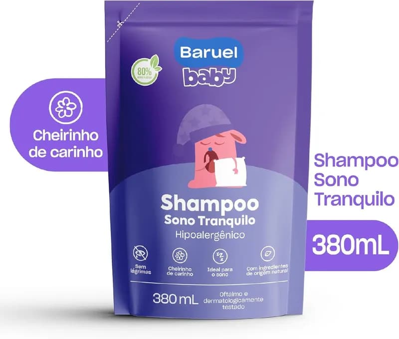 Shampoo Infantil Sono Tranquilo Refil 210ml