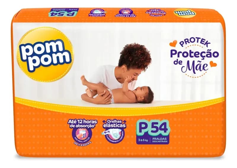 Fralda Pom Pom Derma Protek