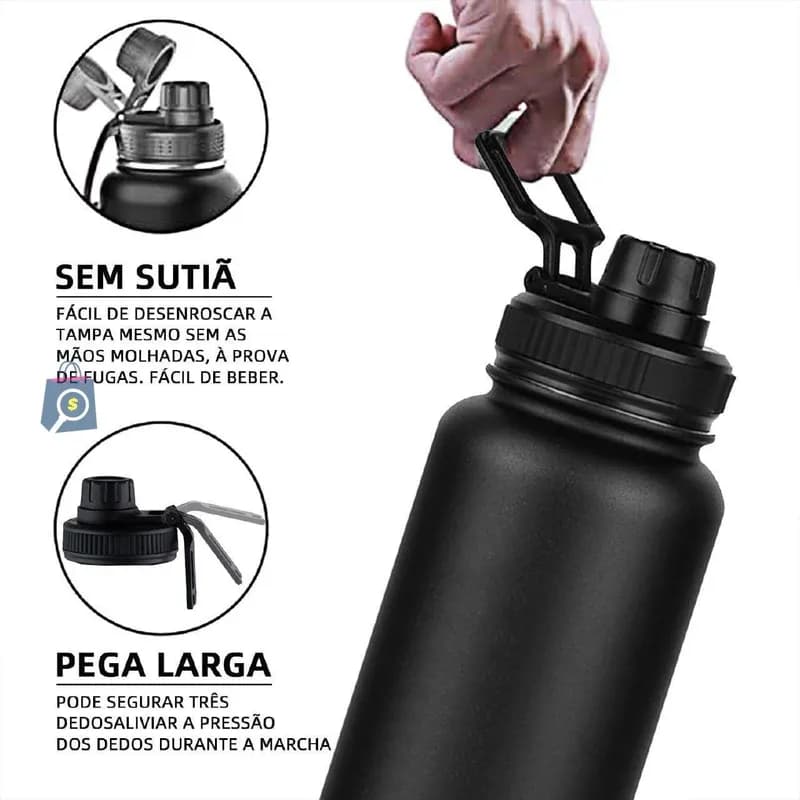 Garrafa Térmica Isolada a Vácuo 1200ml