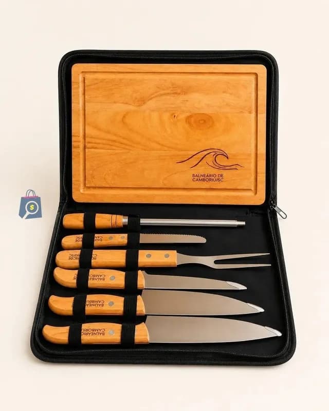 Kit Churrasco Personalizado 8 Peças