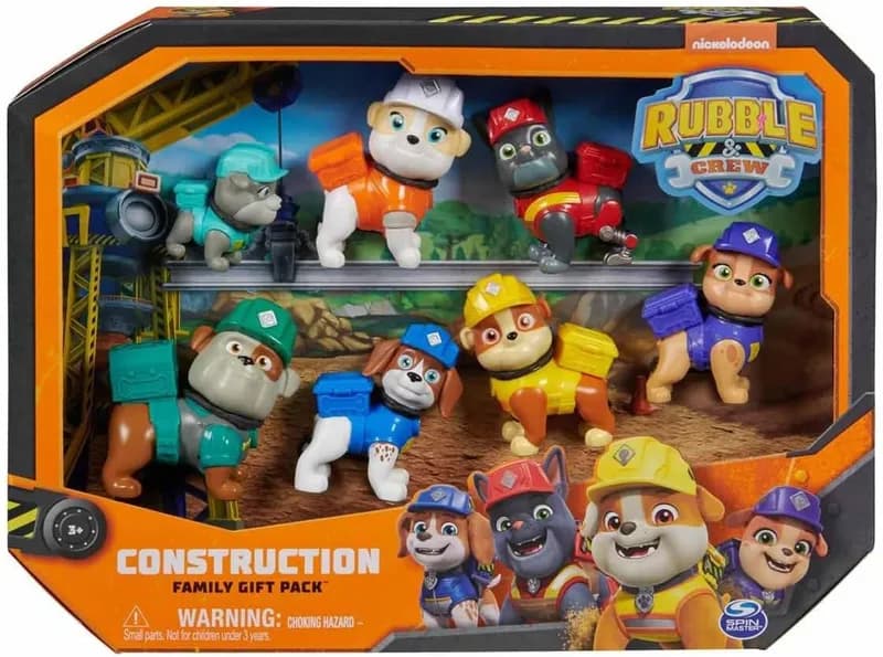 Set Figuras Rubble & Crew, Patrulha Canina, Sunny