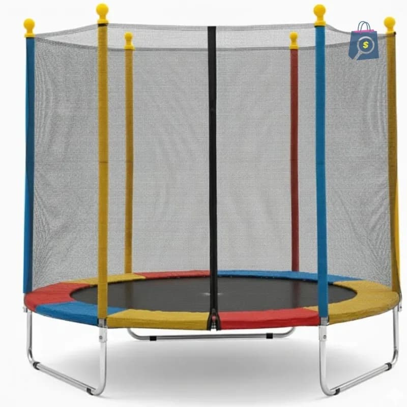 Pula Pula Grande tamanho 1,80m x 1,60m Cama Elástica Infantil Trampolim Playground Desmontável