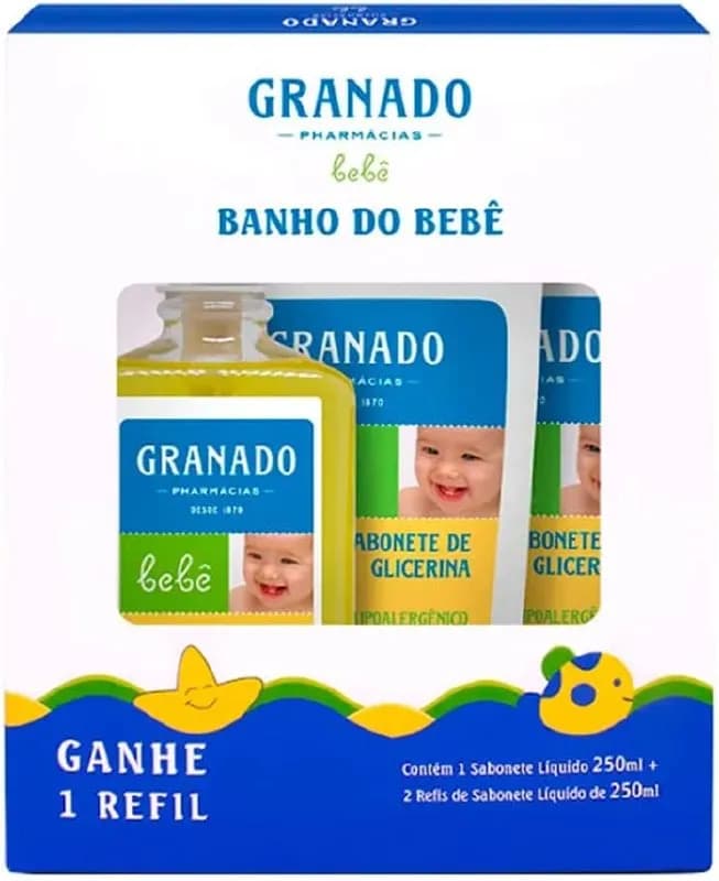 Kit Banho Bb Tradic, Granado