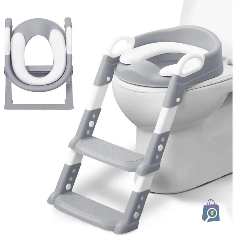 Redutor de Assento Sanitário Infantil, Escadinha para Desfralde, Assento de Segurança Infantil para Vaso Sanitário