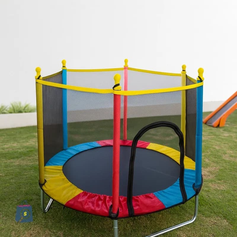 Pula Pula Cama Elástica Infantil Trampolim Playground Desmontável Eloria