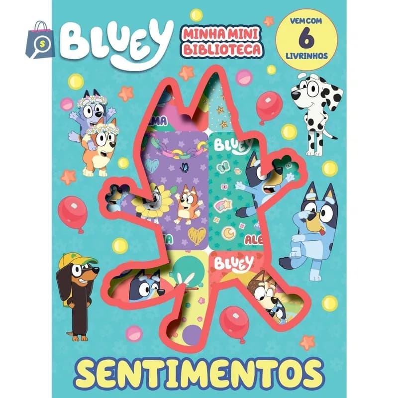 Bluey Minha Mini Biblioteca - Sentimentos
