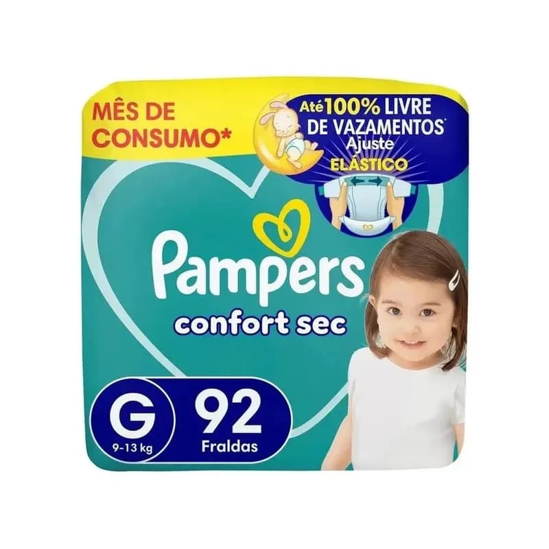 Fralda Pampers Confort Sec