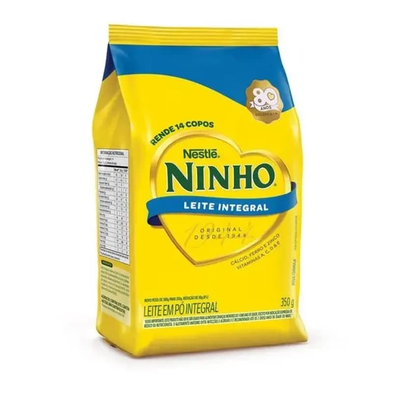 Leite em pó Ninho integral sachet 350g Nestlé