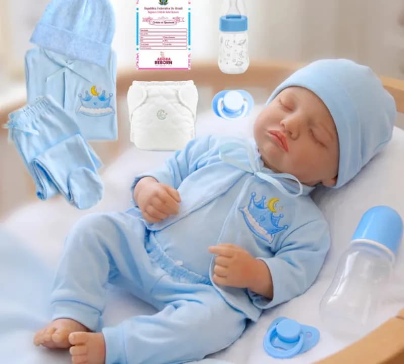 Bebê Boneco Reborn Siliconado
