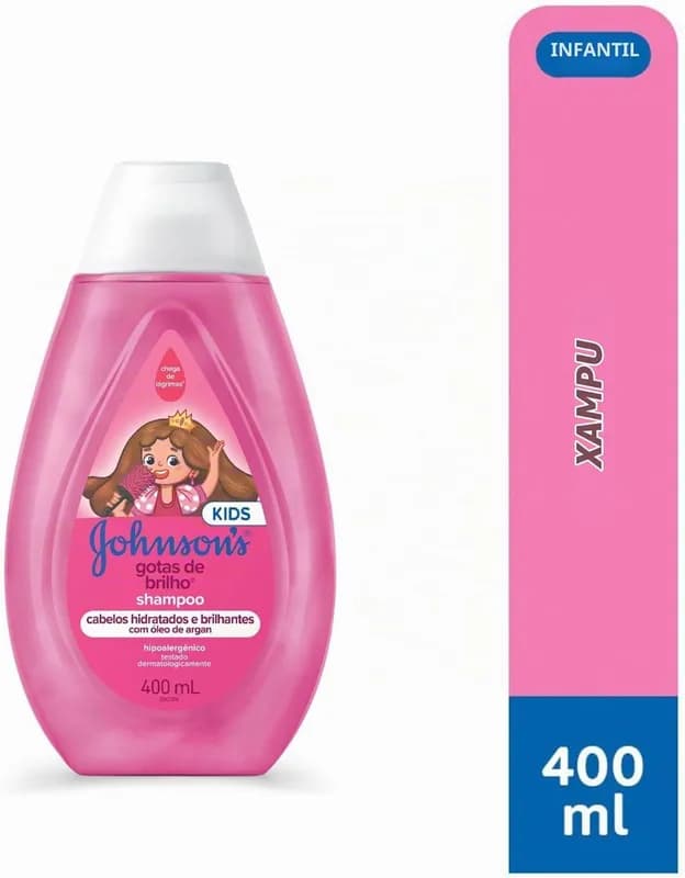 Shampoo Gotas de Brilho Johnson's Baby 400ml