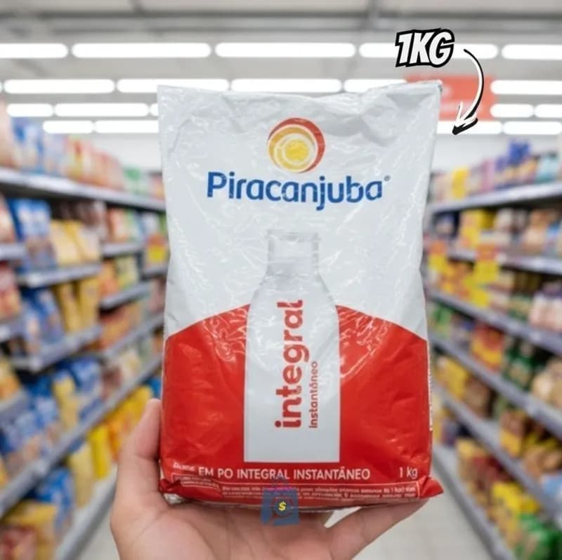 Leite Em Pó Piracanjuba Integral Instantâneo