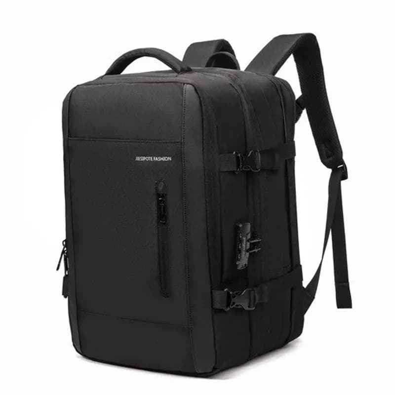 Mochila Para Notebook Impermeável com Porta USB e Senha Para Homem