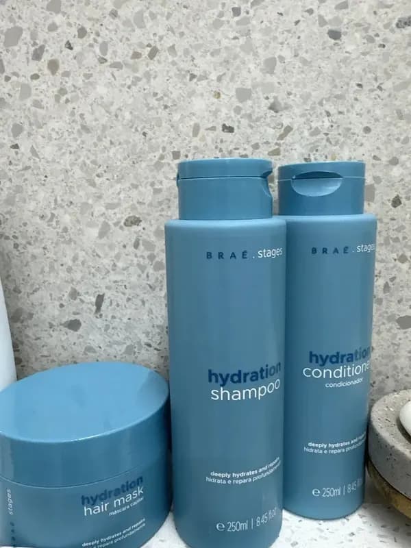 Braé Kit Stages Hydration (Shampoo + Condicionador + Máscara)