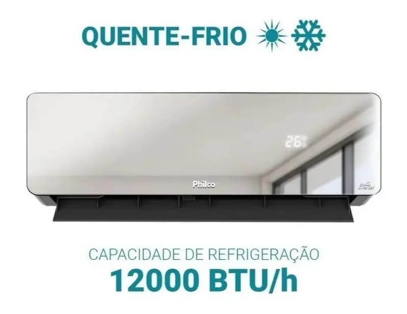Ar Condicionado Inverter Philco PAC12QG 12000 BTUs Quente e Frio