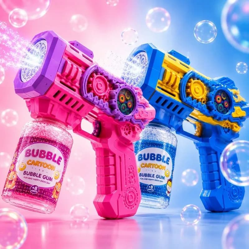Lança Bolhas Sabão Automático Brinquedo Infantil