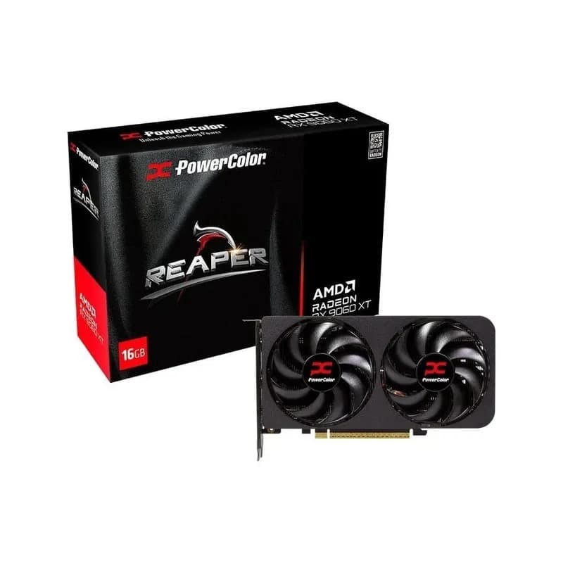 Placa de Vídeo PowerColor RX 9060 XT Reaper AMD Radeon 16GB