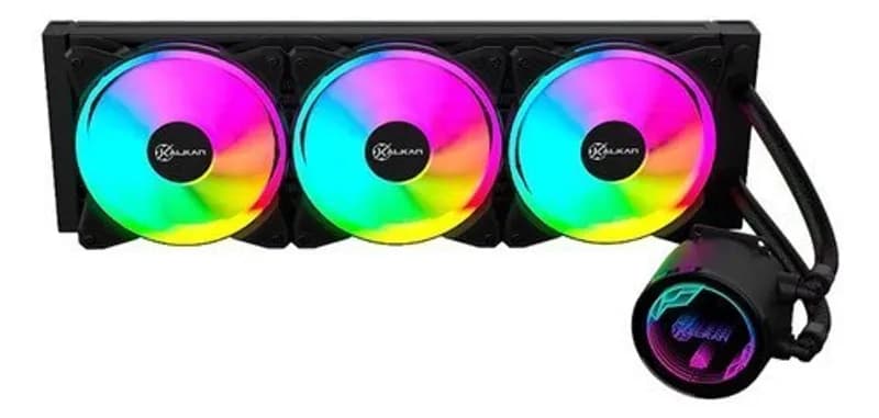 Water Cooler Kalkan Iota V2 360 RGB 360mm TDP 280W Preto