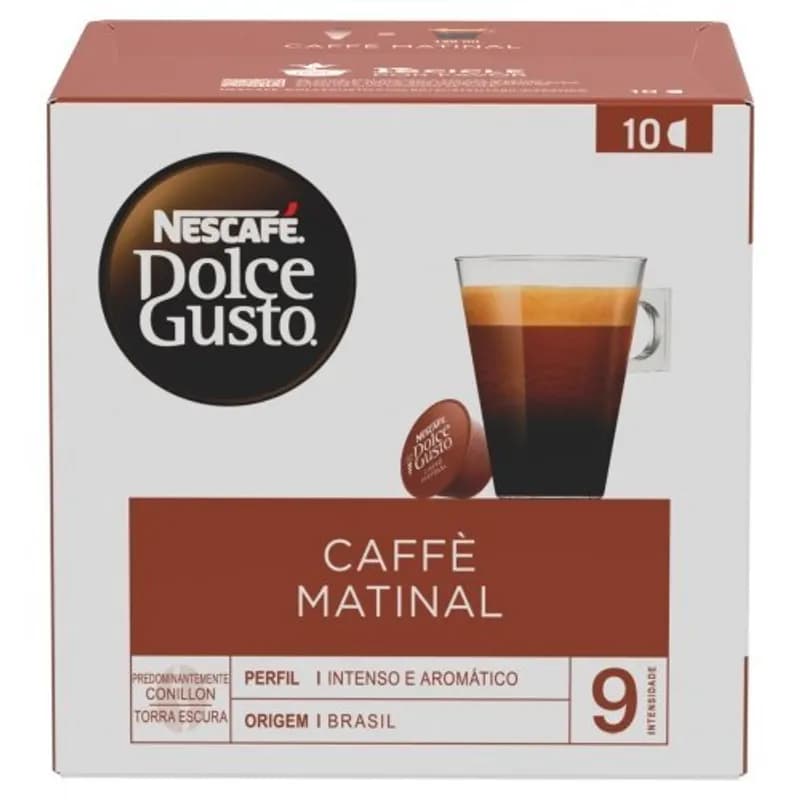 Cápsula Café Matinal Com 10 Unidades Dolce Gusto